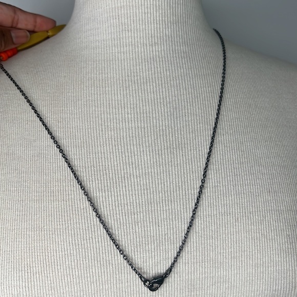 Boho Tribal Necklace Multi Bead Orange Cream White Yellow Silver Chain Claw - Picture 7 of 8